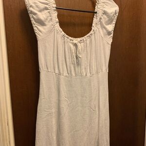 Fairy core/ peasant core Aeropostale white mini dress